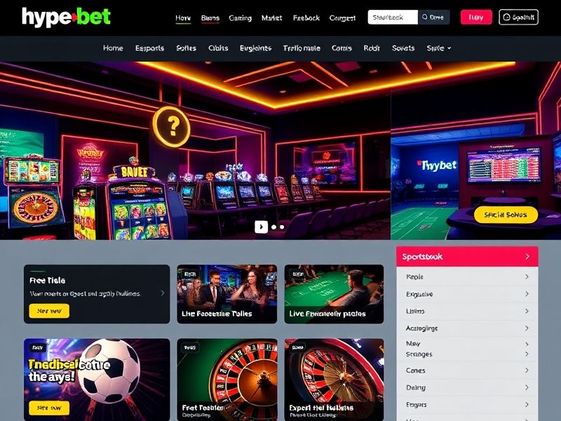 Discover HypeBet, the ultimate online gambling destination for casino games, sports betting, and live dealer action. Enjoy exclusive bonuses, competitive odds, and secure gaming with trusted licenses.